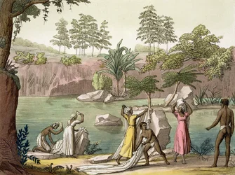 Fiume vicino a San Benedetto, Madagascar, tavola 81 da 